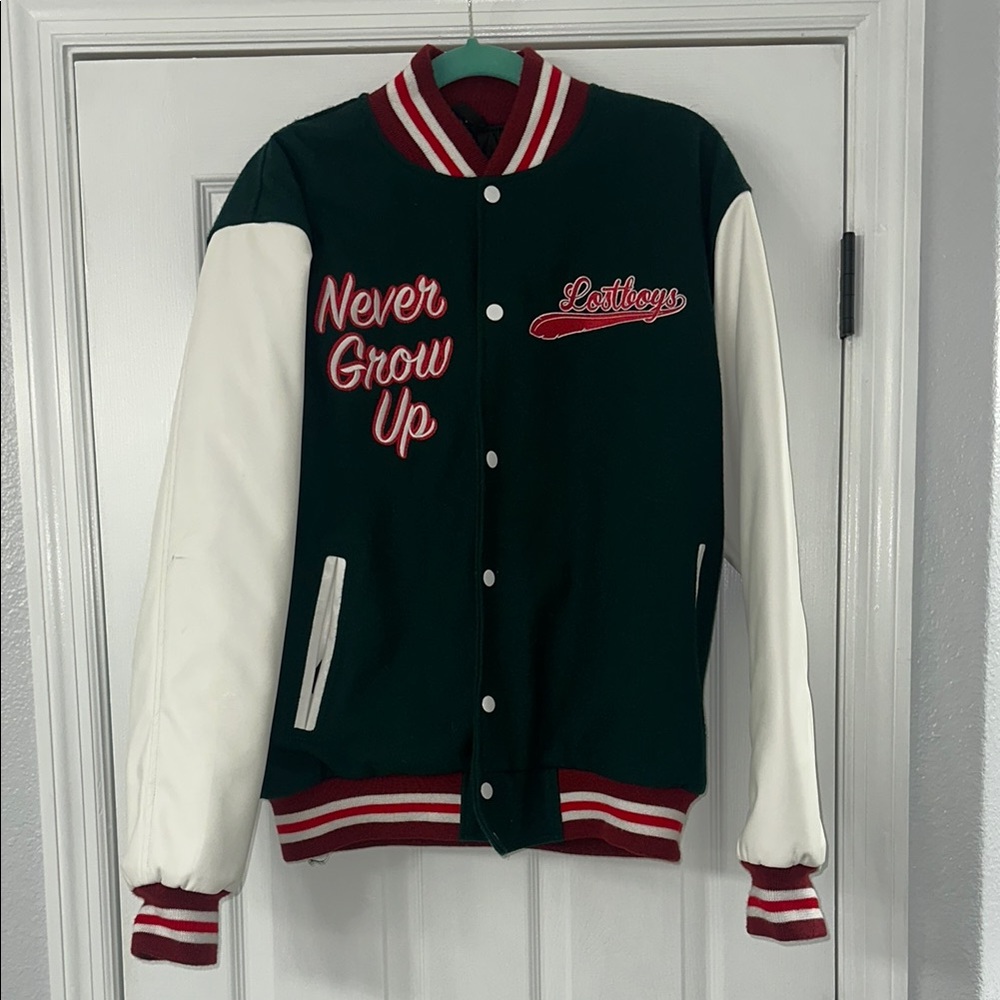 Lostboys “Peter Pan” Varsity Jacket by The Lost Bros